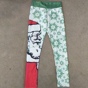 Santa Marijuana leggings